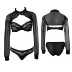 ست شورت و سوتین دکلته رویه گیپور برندآنیل 1_ Anil