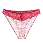 شورت زنانه گیپوردار قرمز و خاکستری NBB مدل 4267