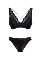 ست شورت و سوتین کم لایه رویه گیپور برند آنیل Anil-2