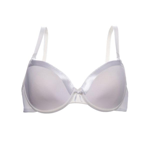 سوتین دکلته زنانه سفید Eleni مدل 383 با کاپ فوم نرم و طراحی خوش فرم