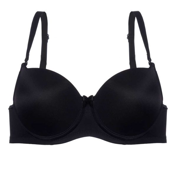 سوتین زنانه دکلته اسفنج نازک آنیل مدل 3104 رنگ مشکی