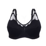 سوتین مشکی زنانه Anil مدل 3525 با طراحی کلاسیک و پارچه مات