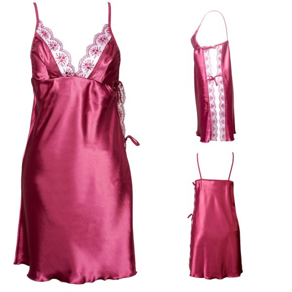 لباس خواب ساتن فانتزی برند لاریس1-Laris