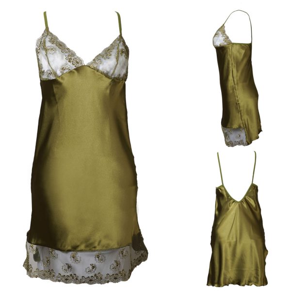 لباس خواب ساتن فانتزی برندلاریس1- Laris