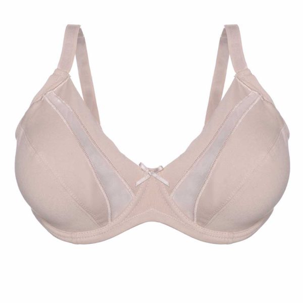 سوتین کرم زنانه آنیل مدل 3702 با پارچه مودال نرم و سبک برای استفاده روزانه