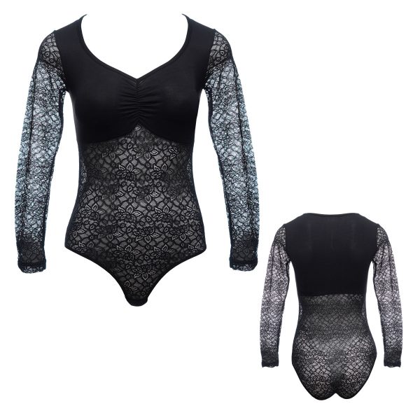 بادی آستین بلند (نیمه) گیپور برند اوزکان Ozkan-1