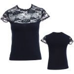 تاپ نیمه آستین بالا گیپور برند اوزکان 1- Ozka