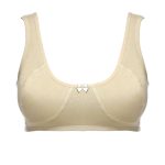 سوتین نخی نیم‌تنه بی‌فنر زنانه برند Ozkan مدل 0564 در نمای جلو با طراحی نرم، راحت و تنفس‌پذیر برای استفاده روزانه