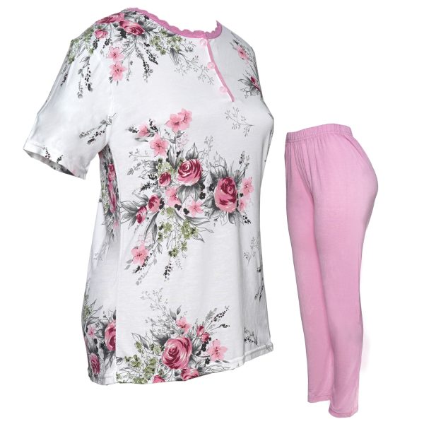 بلوز شلوار نیمه آستین برند کاگری1 - Cagri