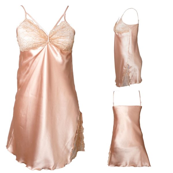 لباس خواب ساتن فانتزی برندلاریس1- Laris