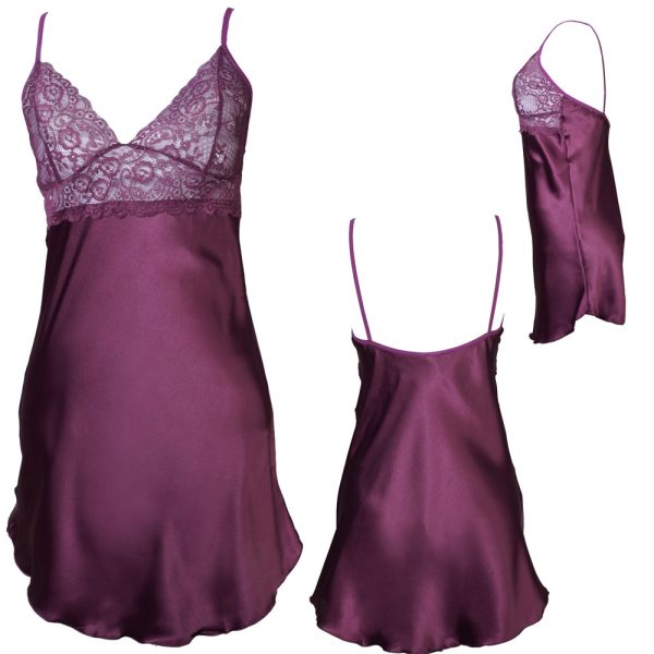 لباس خواب ساتن فانتزی برند لاریس1-Laris