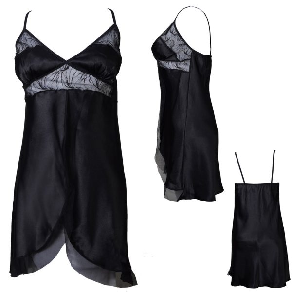 لباس خواب ساتن فانتزی برندلاریس1- Laris