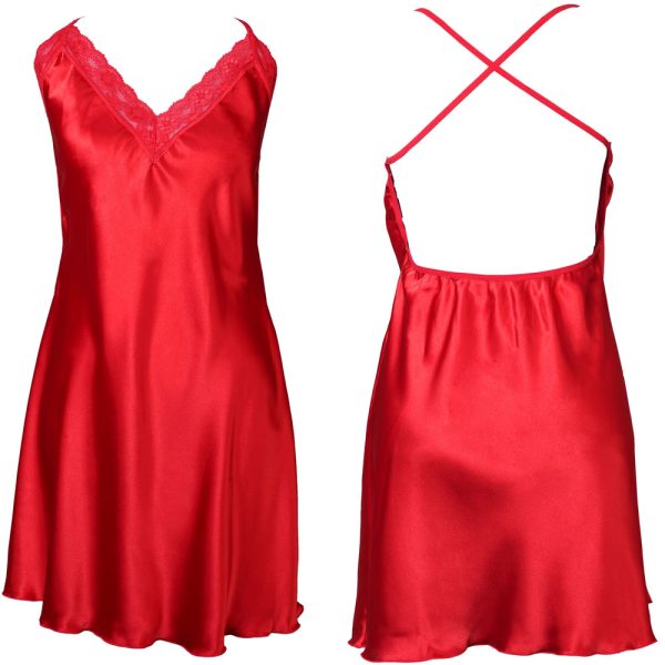 لباس خواب ساتن فانتزی برندلاریس1- Laris