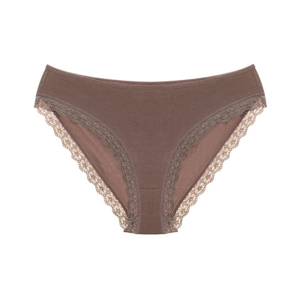 شورت تمام نخی لبه گیپور برند Donella-1