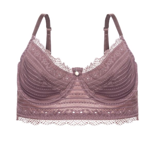 سوتین گیپوردار مینی مایزر گالی پولی رنگ بنفش مدل 11270